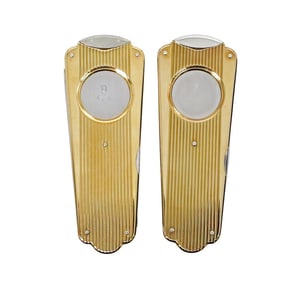 (2 Pc) Eloi Pernet Gold-Plated Cigar Cutters
