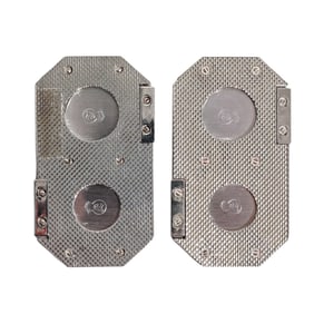 Pair of Hallmarked Italian Double Guillotine Cigar Cutters