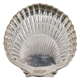 American Gorham Sterling Silver Shell Tray Dish