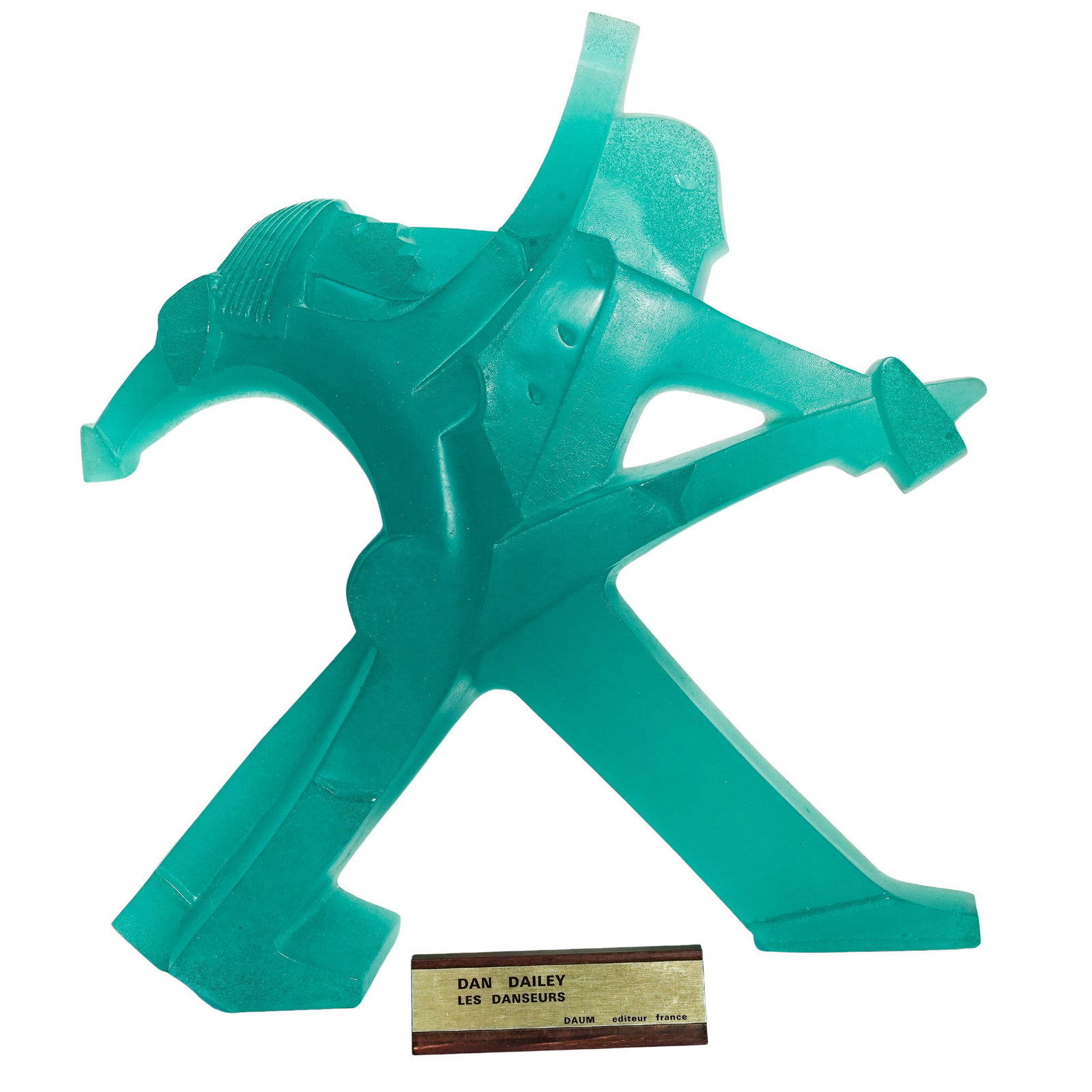 Daum France "Les Danseurs" Dan Dailey Pate de Verre Glass Sculpture (1 of 7)