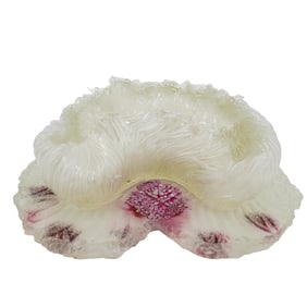 David Leppa (20th-21st cent., USA) "Seafoam" Glass Sculpture