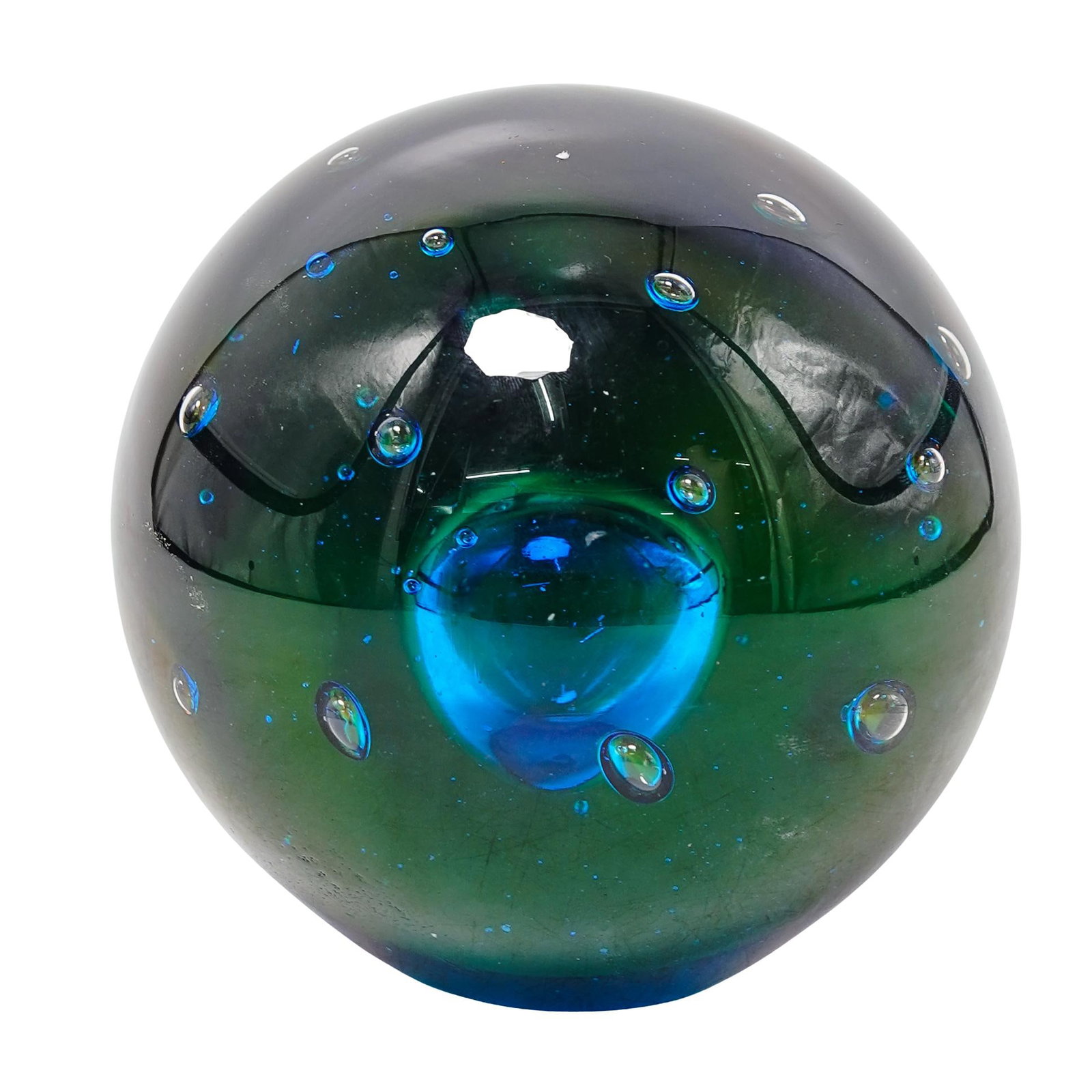 Galaxy D'Arte Murano Glass Color Swirl Bullicante Orb (1 of 4)