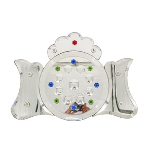 Venetian Floral Glass Mirror