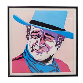 Martin Kreloff "Pop Art" John Wayne Limited Edition Lithograph