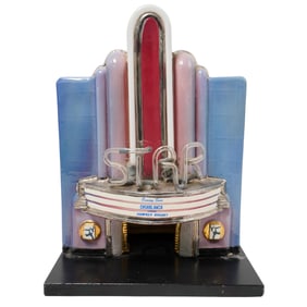 Jerry Berta “Star Theatre?? Neon Lit Theatre Sculpture