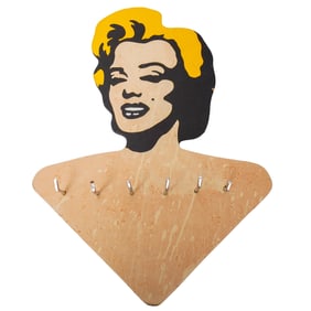 Pop Art 'Marylin Monroe' Wall Coat Rack