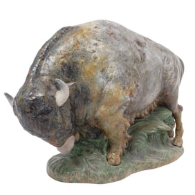 Lladro Porcelain Figurine, Bison 1014945