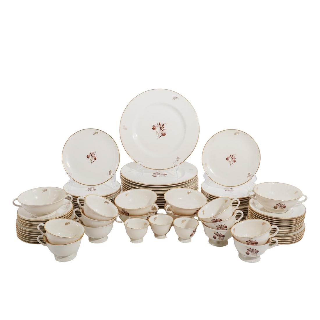 (86 Pc) Frederik Lunning Inc. Porcelain Service Set (1 of 12)
