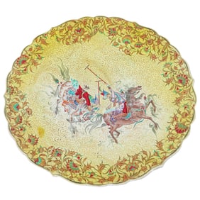 Signed Saim Kolhan (Turkish, b. 1962) Porcelain Charger