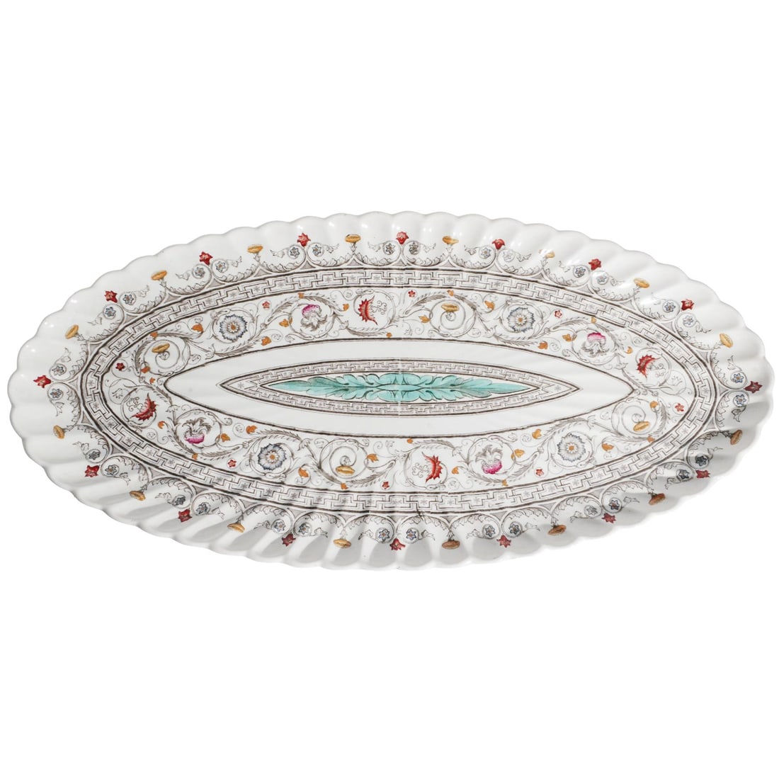 Antique Copeland Italian Serving Dish (1 of 5)