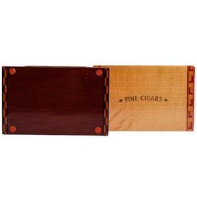 (2 pcs) Elie Bleu Wooden Match Boxes