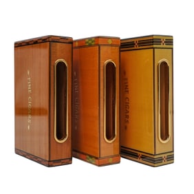 (3 pcs) Elie Bleu Wooden Match Boxes