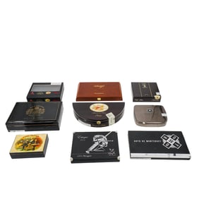 (9 pcs) Assorted Cigar Boxes