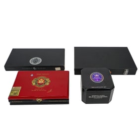 (4 pcs) Assorted Cigar Boxes