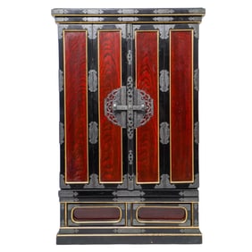 Japanese Meiji Traveling Altar Cabinet