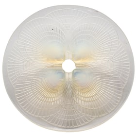 Rene Lalique 'Coquilles' Crystal Decorative Plate