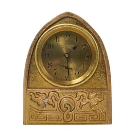Tiffany & Co. Studios New York Desk Bronze Clock