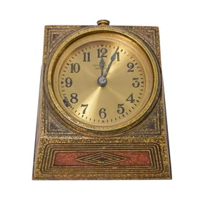 Tiffany & Co. Studios New York Desk Bronze Clock