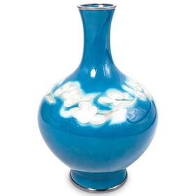 Ando Cloisonne Co. Dream Cloud Enameled Vase