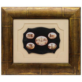 19th Century 'Grand Tour' Italian Micro Mosaic Plaque