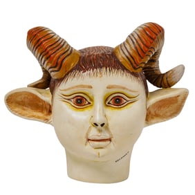 Sergio Bustamante (Mexican, b. 1949) "Satyr Boy" Ceramic Sculpture