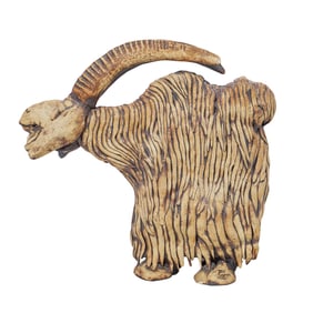 Todd Warner (b. 1945, American) Billy Goat Sculpture