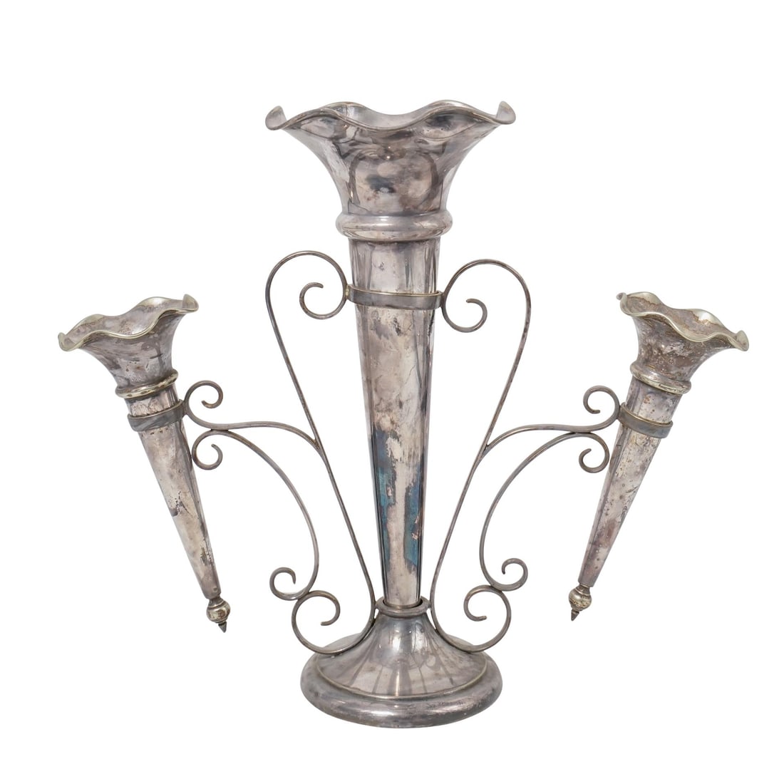 Antique Walker & Hall English Sterling Silver Epergne (1 of 5)