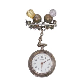 Victorian Sterling Paskar Co. Watch Pin