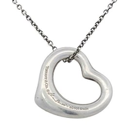 Tiffany & Co. Elsa Peretti Sterling Heart Necklace