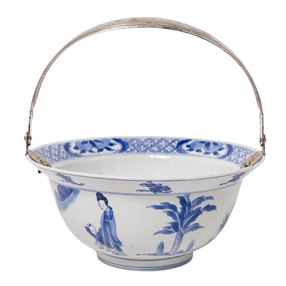 Chinese Kang Xi Blue and White Porcelain Bowl