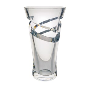 Baccarat Crystal "Tornado" Large Vase