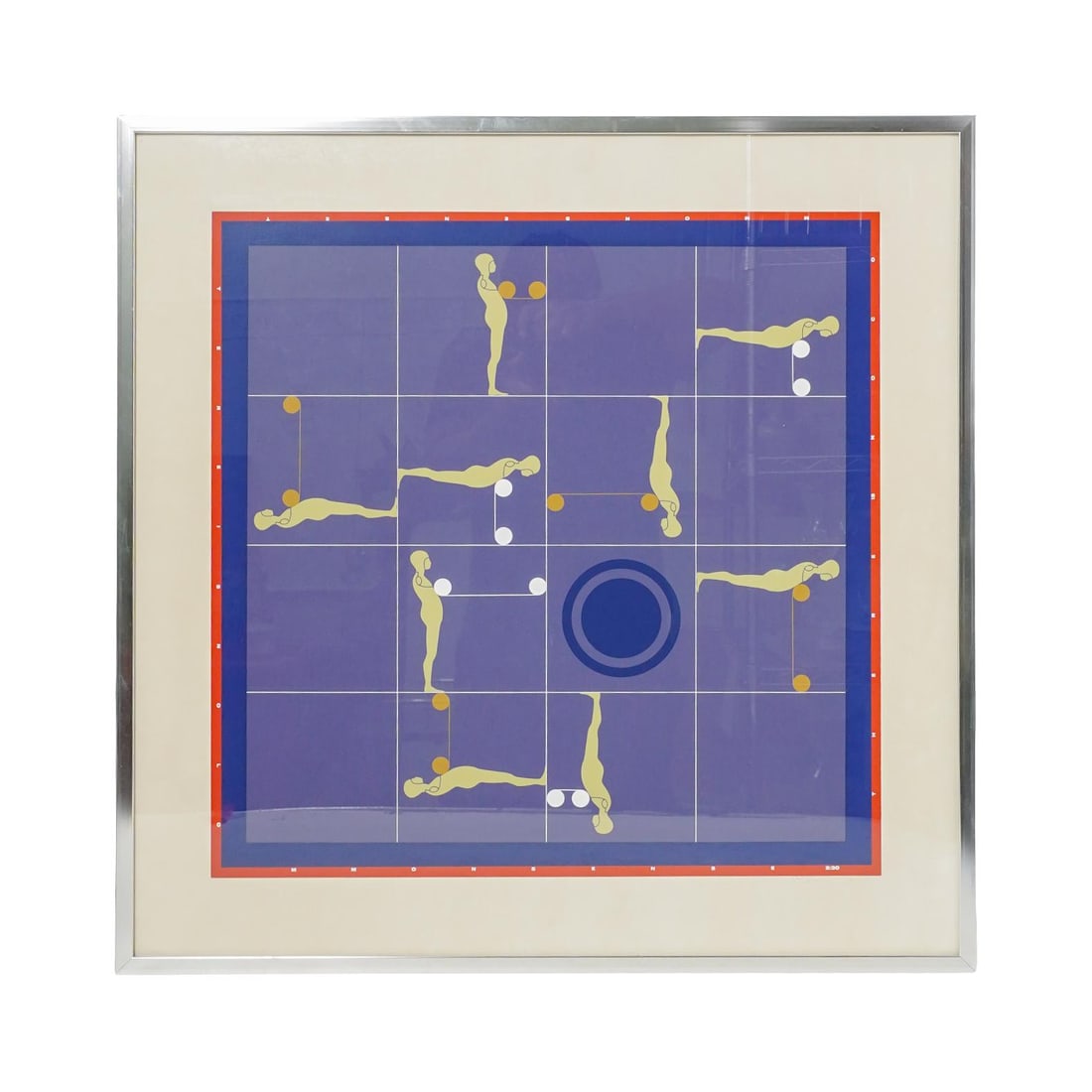 Ernest Trova (USA, 1927-2009) "Falling Man" Serigraph (1 of 5)