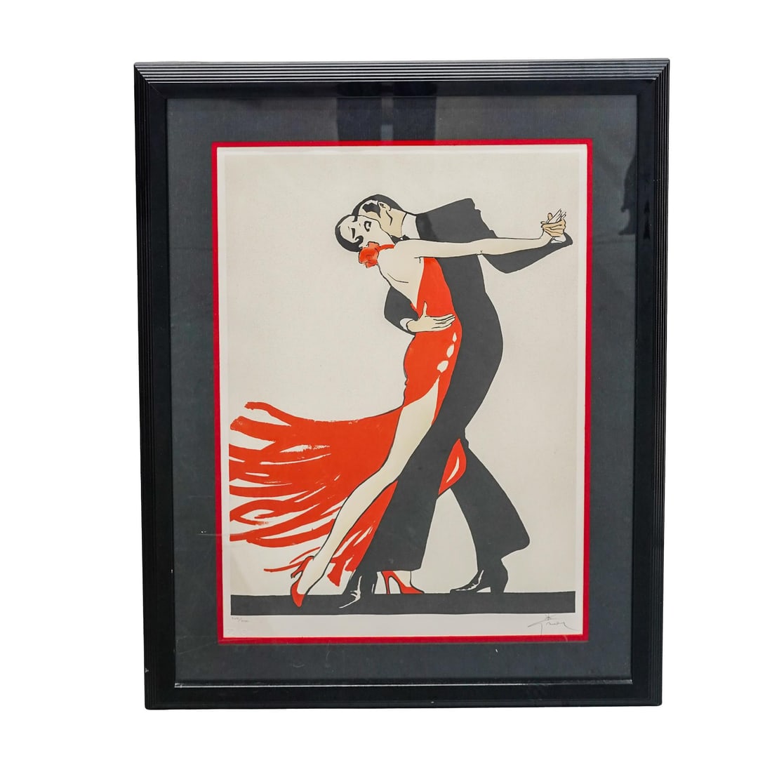 René Gruau (Italian, 1909-2004) "Le Tango" LE Signed Lithograph (1 of 6)