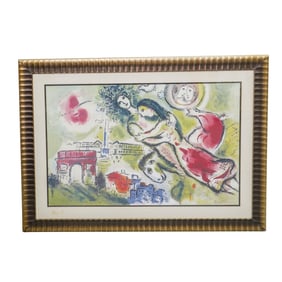Marc Chagall (Russian/French, 1887-1985) "Romeo & Juliet" LE Lithograph