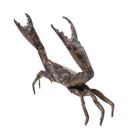 Bronze Crab Sculpture