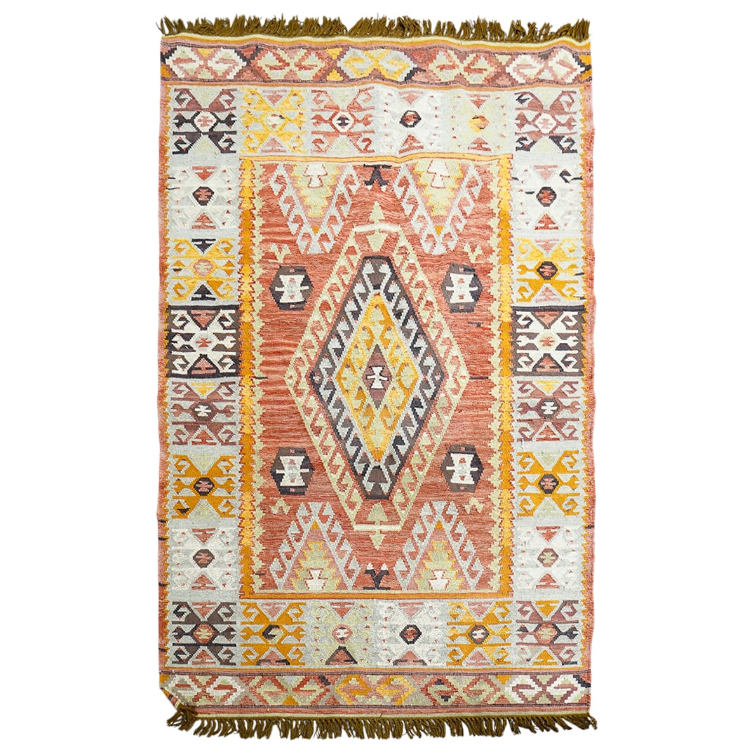 Pottery Barn "Cyndy" Geometric Kilim Rug (1 of 6)