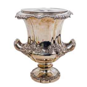 Late Georgian Sheffield Plate Wine Cooler