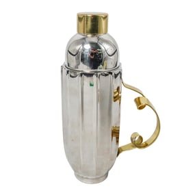 Anthropologie "Pauline" Chrome Cocktail Shaker
