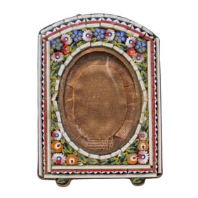 Antique Italian Micromosaic Frame