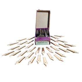 14K Gold Plated Fountain Pen Nibs Collection
