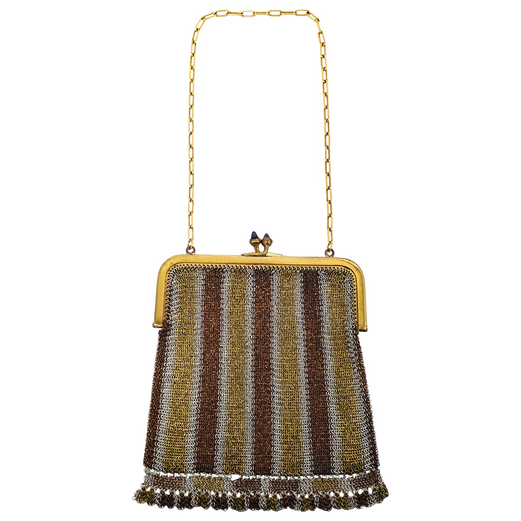 Antique Multi-Color Metal Mesh Purse (1 of 5)