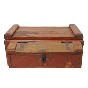 Antique Handcrafted Tool Chest