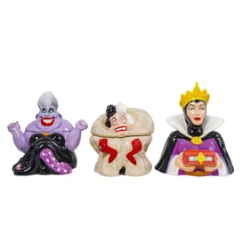 (3 pcs) Disney Villains Ceramic Cookie Jars
