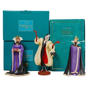 (3 pcs) Disney Villains Ceramic Figurines