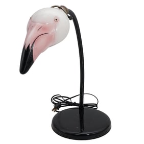 Style of George Kovacs (est. 1954, American) Ceramic Flamingo Head Lamp