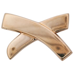 Tiffany & Co. Polito Picasso 18k Gold X Pendant
