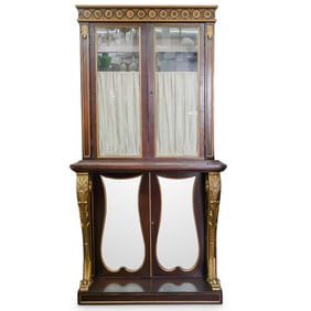 Neoclassical Style Wooden Cupboard Cabinet