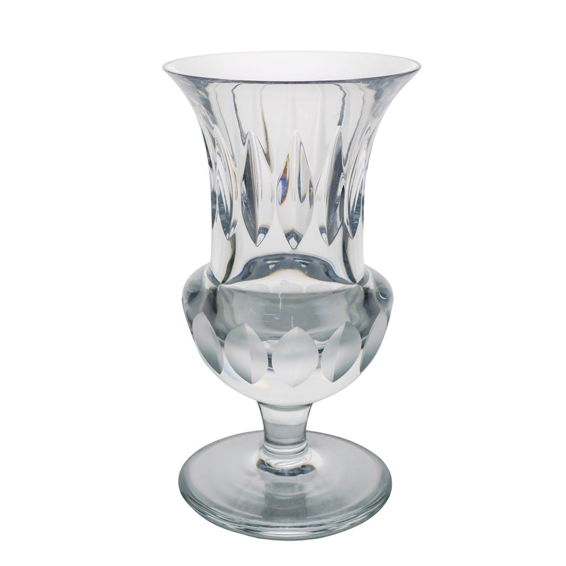 Cartier Cut Glass "La Maison Du Shogun" Footed Vase (1 of 5)