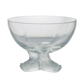 Lalique Crystal "Igor" Footed Bowl