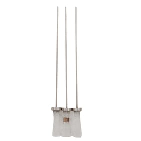 (3 pcs) Att. Lalique "Phalsbourg" Bouquet Sticks